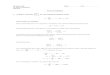 Exam 2 Solutions - Illinois State University 360/Old... · Exam 2 Solutions 1.) ... along with the standard molar enthalpy change of the following reaction at 298 K, ... Calculate