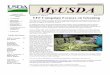 MyUSDA - July · PDF file · 2017-08-071 MyUSDA Volume 1, Issue 6 . July 2017 . ... beekeeping in the last two years and was concerned about ... quail are beginning to return to this