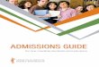 2012 Admissions Guide,Pre-Med Admissions Guide - … | ADMISSIONS GUIDE AS AN ADVISOR … and AS A PRE-MED … you should know Stats about the 2011 family medicine residents (they