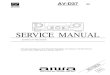 SERVICE MANUAL - Diagramas Electrónicos Para Reparararchivos.diagramas.mx/audio/AV-D37.pdf · service manual a stereo av receiver av-d37 ez ... transistor 87-a30-197-080 tr,kta1267gr