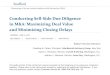 Conducting Sell-Side Due Diligence in M&A: Maximizing …media.straffordpub.com/products/conducting-sell-side-due-diligence... · Conducting Sell-Side Due Diligence in M&A: Maximizing