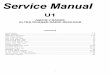 Sangean U1 Service Manual - Diagramas dediagramas.diagramasde.com/audio/Sangean u1-service… ·  · 2012-05-01AM/FM 2 BANDS ULTRA RUGGED RADIO RECEIVER ... Lowest Batt. Volt. 60db