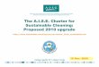 The A.I.S.E. Charter for Sustainable Cleaning: Proposed ... · PDF fileThe A.I.S.E. Charter for Sustainable Cleaning: Proposed 2010 upgrade ... • Colgate Palmolive ... whole life-cycle