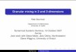 Granular mixing in 2 and 3 dimensions - University of Leedsrsturman/talks/surrey_granular.pdf · Granular mixing in 2 and 3 dimensions Rob Sturman ... is important — Science 125th