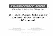 Stepper Drive Box Setup Manual 8-23-04 - FlashCut · PDF file2 - 3.5 Amp Stepper Drive Box Setup Manual ... STEPPER MOTOR CABLING ... the driver always uses "two phases on" mode to