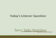 Today’s Listener Question - Terry Talks Nutrition Free of humanly engineered growth hormones to increase milk production (growth hormones have not been developed to work w/ goats)