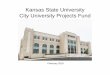 City University Cover Cal2017 - Kansas State University City University Projects... · kansas state university request to the city of manhattan, kansas for the city/university projects