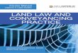 LAND LAW AND CONVEYANCING PRACTICE - HKU · PDF fileLAND LAW AND CONVEYANCING PRACTICE. 2 Contents Overview 4 ... 7.6 Adverse Possession 100 Chapter 8: From Preliminary Negotiations