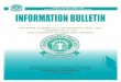 INFORMATION BULLETIN ADMISSION TO MBBS/BDS COURSES INFORMATION BULLETIN IMPORTANT Candidates are required to go through the Information Bulletin carefully and acquaint themselves with