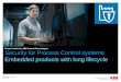 Tomas Lindström, ABB Control Technologies Security · PDF fileSecurity for Process Control systems Embedded products with long lifecycle Tomas Lindström, ABB Control Technologies