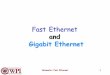 Fast Ethernet and Gigabit Ethernet - WPIrek/Undergrad_Nets/B07/Fast_Ethernet.pdf · Gigabit Ethernet compared to Fiber Channel • Since Fiber Channel (FC) already existed, the idea