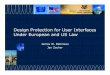 Design Protection for User Interfaces Under … - Zecher - Design...Design Protection for User Interfaces Under European and US Law James W. Babineau Jan Zecher 2 New developments