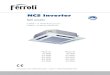 NCS Inverter - ferroli.es NCS Inverter Split cassette 5.300W ÷ 14.100 W Refrigeración ... Salida de aire ... Tipo de compresor DC INVERTER