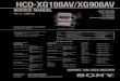 HCD-XG100AV/XG900AV - Diagramas dediagramas.diagramasde.com/audio/HCD-XG100AV XG900AV sm.pdf · HCD-XG100AV/XG900AV are the amplifier, ... 150 + 150 watts (6 ohms at 1 kHz, DIN) 