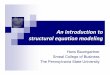 An introduction to structural equation · PDF fileAn introduction to structural equation modeling ... The observed single-item brand loyalty score is a perfect ... question of how
