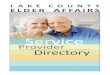 Lake County Elder Affairs Service Provider · PDF fileLake County Elder Affairs Council | Service Provider Directory table of Contents AARP Florida 1 Abuse Hotline (Elders/Children
