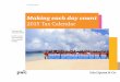 Making each day count - PwC · PDF fileMaking each day count 2015 Tax Calendar. ... BIR Form 1702 EX, ... Form 2550M) for December 2014 by EFPS