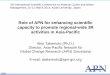Role of APN for enhancing scientific capacity to promote ... · PDF fileRole of APN for enhancing scientific capacity to promote regional-wide 3R ... knowledge transfer and technical