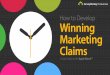 How to Develop Winning Marketing Claims - SurveyMonkey · PDF fileHow to Develop Winning Marketing Claims A Case Study on the Apple Watch ... • We compared two of Apple’s® marketing