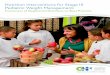 Nutrition Interventions for Stage III Pediatric Weight ... · PDF fileNutrition Interventions for Stage III Pediatric Weight Management: ... anemia profile, ... NUTRITION>INTERVENTIONS>FOR>STAGE>III>