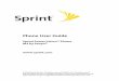 Phone User Guide - Find Help for Your Cell Phone: Sprint ...support.sprint.com/global/pdf/user_guides/sanyo/m1/... · Wirelessto access the most recentversion of the phone user guide