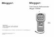 Time Domain Reflectometer Megger · PDF fileTime Domain Reflectometer Megger TDR900 USER’S MANUAL MeterCenter ... used for both Metric measurement and English measurement without