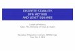 DISCRETE STABILITY, DPG METHOD AND LEAST …leszek/presentations/DPGdstab.pdf · DISCRETE STABILITY, DPG METHOD AND LEAST SQUARES Leszek Demkowicz ICES, The University of Texas at