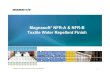 Magnasoft* NFR-A & NFR-B Textile Water Repellent · PDF fileMagnasoft* NFR-A & NFR-B Textile Water Repellent Finish ... silicone water repellent finishes such as ... Combination Example