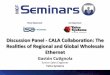 Discussion%Panel%+%CALACollabora0on:%The ...Panel%+%CALACollabora0on:%The% Reali0es%of%Regional%and%Global%Wholesale% Ethernet Created Date 6/19/2015 11:57:56 AM 