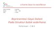 Representasi Gaya Dalam Pada Struktur balok · PDF fileRepresentasi Gaya Dalam Pada Struktur balok sederhana ... lintang dan normal pada struktur statis tertentu ... Shear stresses