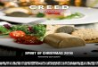 SPIRIT OF CHRISTMAS 2016 - Creed · PDF fileSPIRIT OF CHRISTMAS 2016 Rewarding your custom. Our 2016 Spirit of Christmas loyalty ... 782270 Daloon Mini Vegetable Spring Roll 1x90x20g