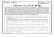 CW-E60 User’s Guide - Support | Home | · PDF file– 1 – CW-E60 User’s Guide In addition to CW-E60 operating precautions, these instructions also include information about installing