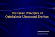 The Basic Principles of Ophthalmic Ultrasound · PDF fileThe Basic Principles of Ophthalmic Ultrasound Devices ... Basic Structure of an Ultrasound Transducer ... The transducer sweeps