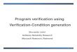 Program verification using Verification -Condition generationwang626/pubDOC/iccad08-tutorial-shuvendu-VC.pdf · Program verification using Verification -Condition generation 5 Shuvendu