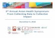 From Collecting Data to Collective Impact - Tufts · PDF fileFrom Collecting Data to Collective Impact December 6, ... environmental resources to successfully lead healthy ... •