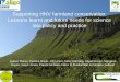 Supporting HNV farmland conservation: Lessons learnt and ... · PDF fileLessons learnt and future needs for science ... • Multidisciplinary projects (ecologists, agricultural and