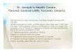St. Joseph’s Health Centre, Toronto Central LHIN, Toronto ... 2 Carolyn Baker.pdf · St. Joseph’s Health Centre, Toronto Central LHIN, Toronto, ... Percentage, March 2006 