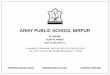 ARMY PUBLIC SCHOOL BIRPUR - · PDF filearmy public school birpur academic year planner 2017-18 (class x ) planning is bringing the future into the present ... ममममम म ि
