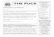 Philadelphia Flyers THE PUCK - Flyers Fan · PDF fileA WORD FROM OUR PRESIDENT Hi Everyone, Welcome back Flyers fans! I hope you had a fun offseason, but it's good to be back. This