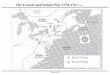 Activities: French  Indian War -   French  Indian War CICERO  2007 French  Indian War Name_____ Use the information provided on the map to answer the following questions