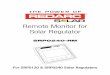 Remote Monitor for Solar Regulator - REDARC Electronics · PDF fileRemote Monitor for Solar Regulator SRP0240-RM For SRP0120 & SRP0240 Solar Regulators