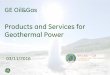 Products and Services for Geothermal Power - …theargeo.org/presentations/newtechnologies/GE ARGEO.pdf · Products and Services for Geothermal Power 03/11/2016. POWER $21.5B 66K