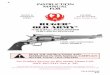 RUGER OLD ARMY - ruger-docs.s3. · PDF fileLike any such revolver, it is to be used with Black Powder only, and its safe use requires that the shooter be thoroughly familiar with its
