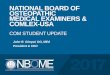National Board of Osteopathic Medical Examiners & COMLEX …bcomnm.org/wp-content/uploads/2017/12/NBOME-COMLEX-USA-Upd… · national board of osteopathic medical examiners & comlex-usa