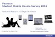 Pearson Student Mobile Device Survey 2015 · PDF filePearson seeks to better understand how college students use ... Which best describes you about electronic devices and technology?