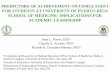 PREDICTORS OF ACHIEVEMENT ON USMLE STEP I · PDF filepredictors of achievement on usmle step i for students at university of puerto rico school of medicine: implications for academic