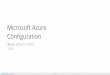 Microsoft Azure Con guration - Cohesive Networks · PDF fileCreate Azure Private VLAN 10 ... Barracuda Networks, Check Point*, Zyxel USA, McAfee Retail, Citrix Systems, Hewlett Packard,