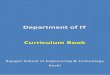 Department of IT Curriculum Book - Rajagiri School of ... · PDF fileknowledge and behaviours that students acquire in their matriculation through the programme. ... Explain the purpose