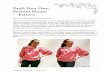 Draft Your Own Peasant Blouse Pattern - Kate & · PDF fileDraft Your Own Peasant Blouse ... - scissors or rotary cutter or cutting device of your preference, ... stopped stitching