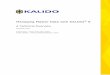 Managing Master Data with KALIDO 8hosteddocs.ittoolbox.com/AD041505.pdf · Managing Master Data with KALIDO® 8 A Technical Overview September 2004 Andrew Davis – Head of Pre-sales,
